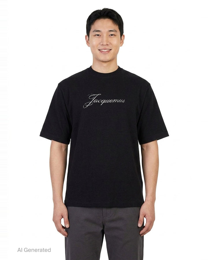 Script Logo Tee | Jacquemus | Club21 - front