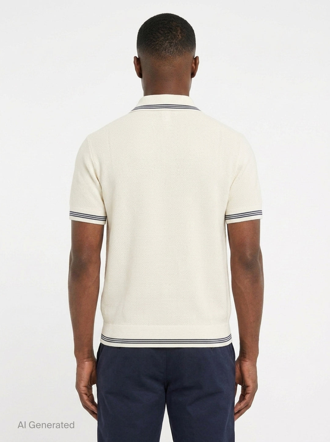 Voilier Knit Polo | Jacquemus | Club21 - back