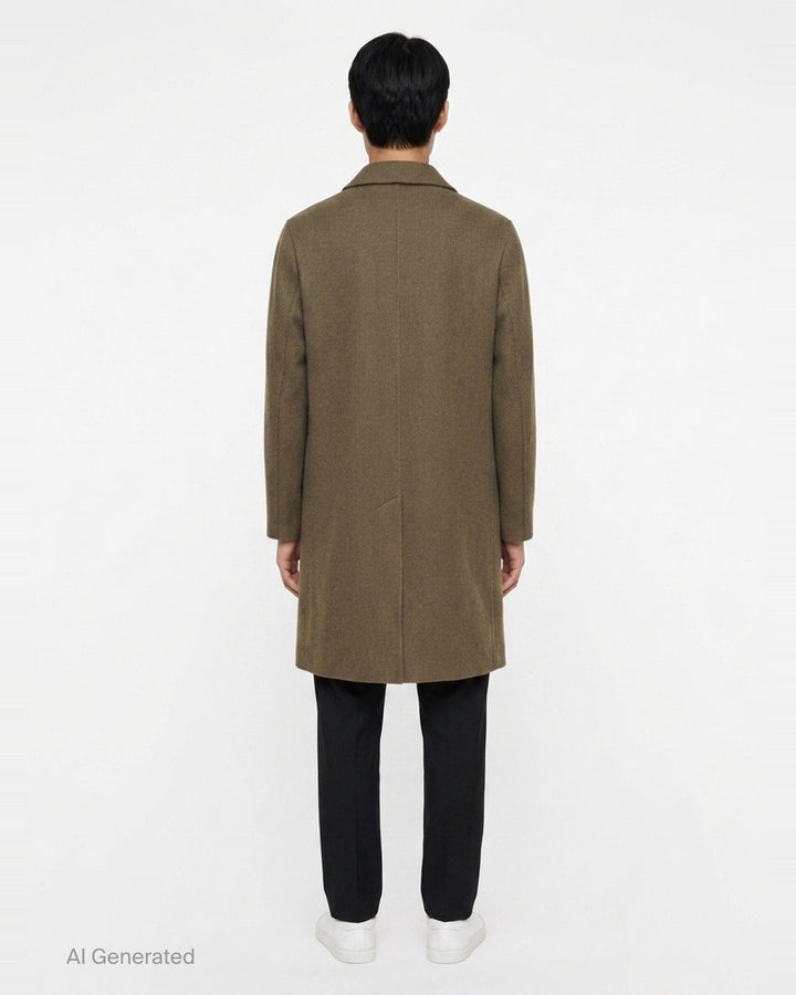 Double Split Overcoat | Jil Sander | Club21 - back