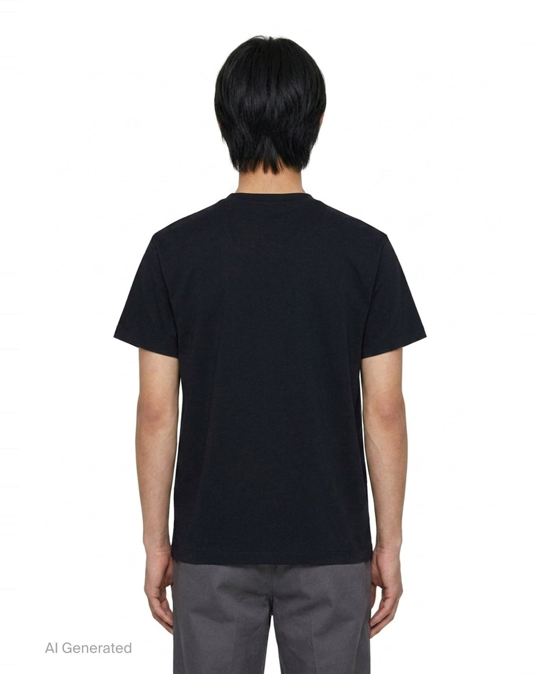 Embroidered Organic Short Sleeve Tee | Jil Sander | Club21 - back