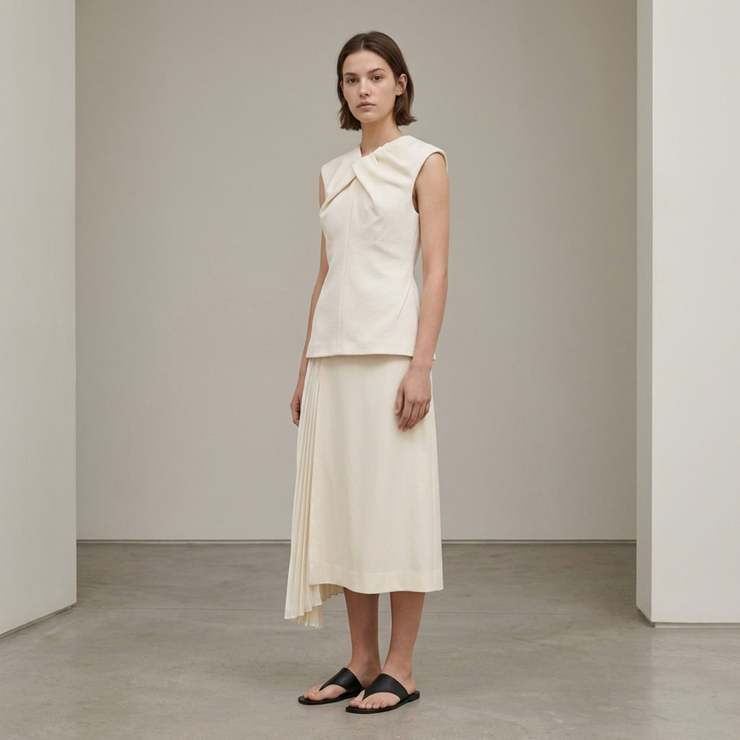 Fluid Wool Midi Skirt | Jil Sander | Club21 - lifestyle