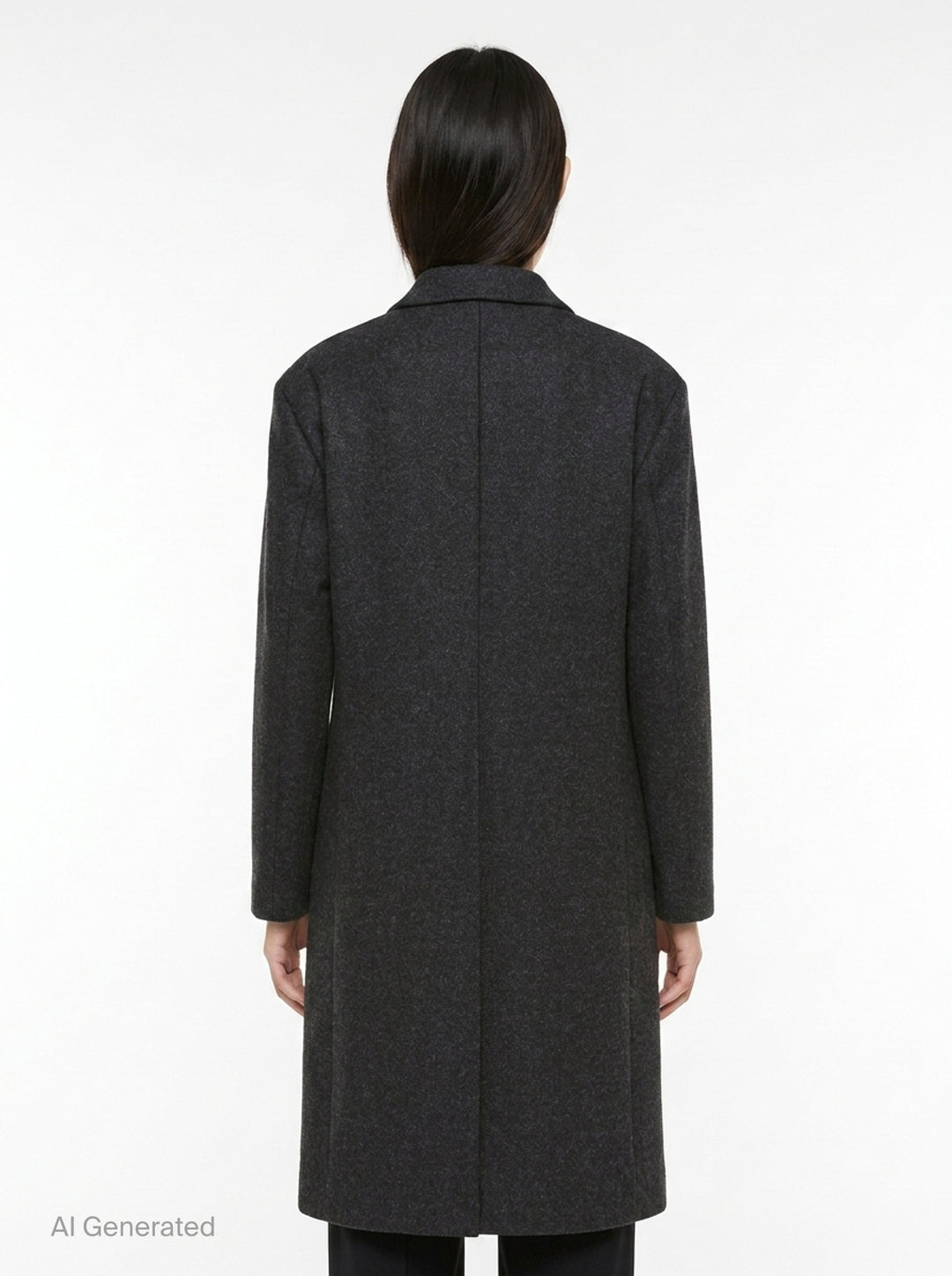 Heavy Loden Wool Coat | Jil Sander | Club21 - back