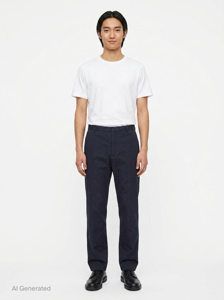 Light Brushed Wool Trousers | Jil Sander | Club21 - front