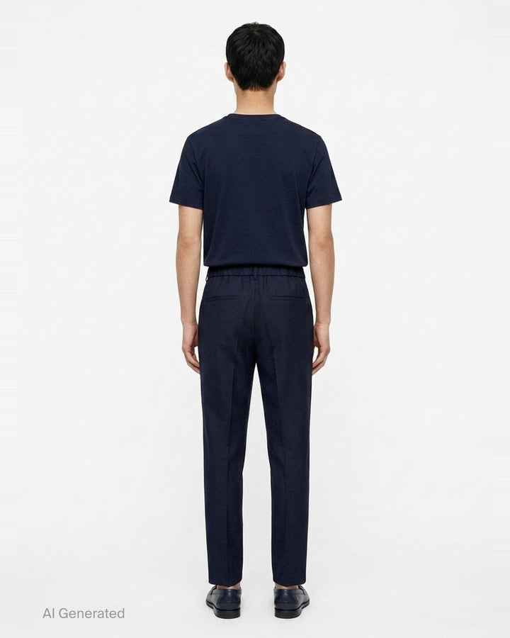 Light Brushed Wool Trousers | Jil Sander | Club21 - back