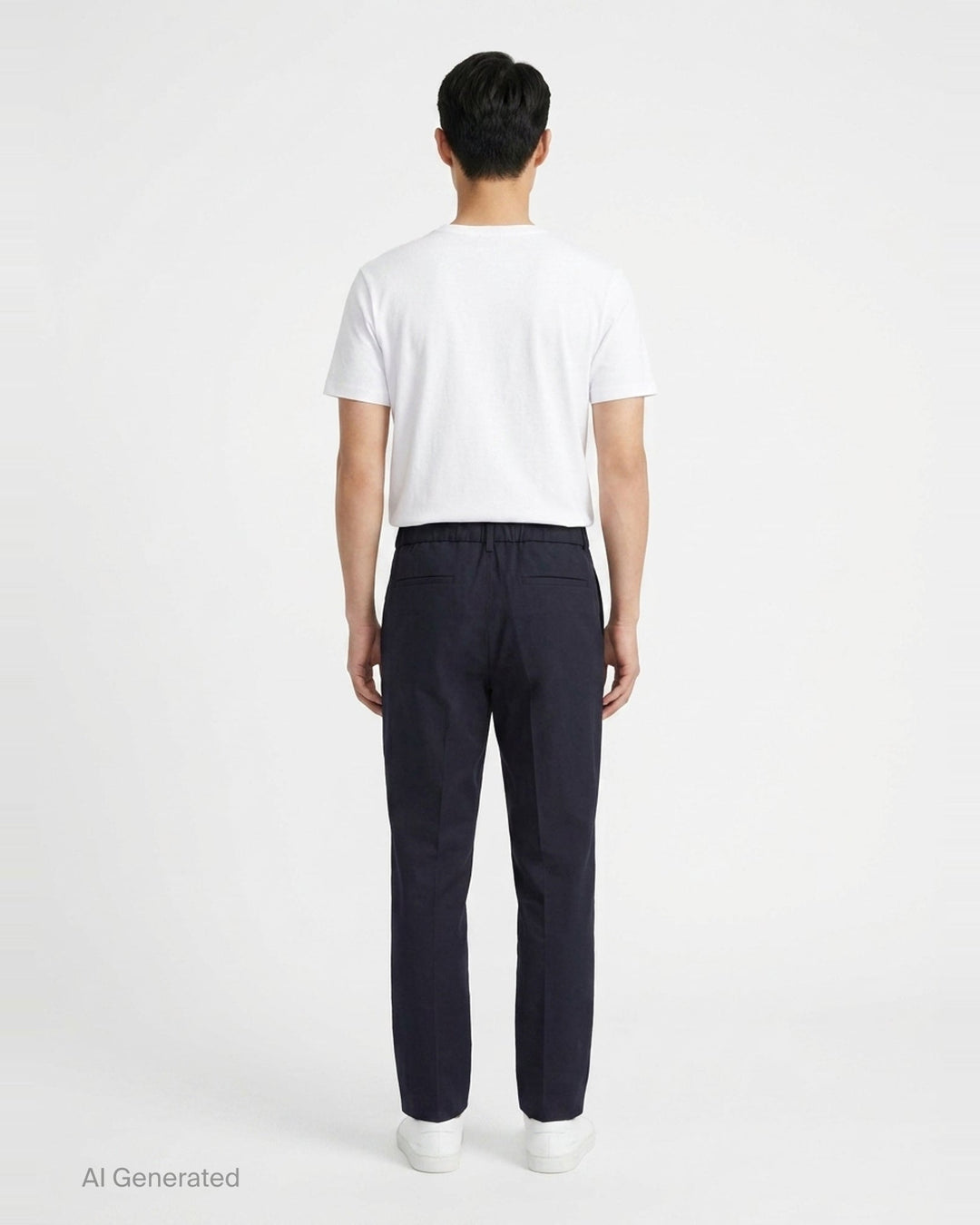 Light Brushed Wool Trousers | Jil Sander | Club21 - back