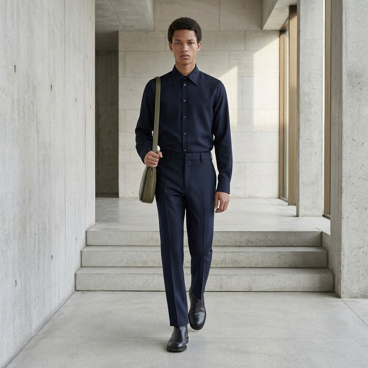Light Brushed Wool Trousers | Jil Sander | Club21 - lifestyle