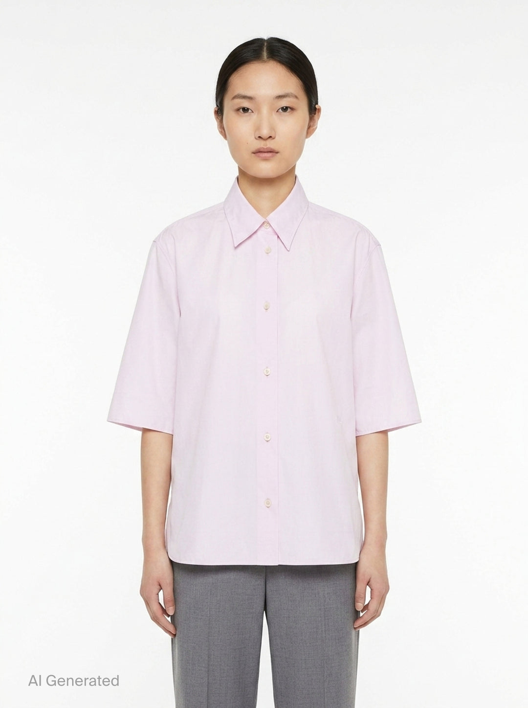 Light Cotton Poplin Shirt | Jil Sander | Club21 - front