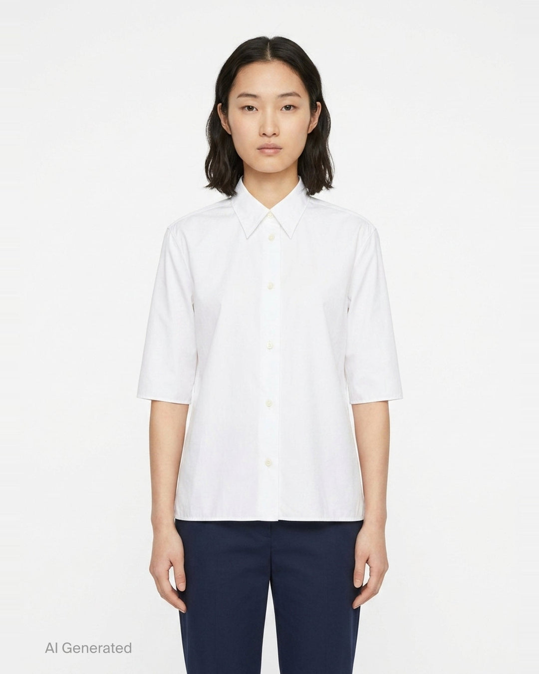 Light Cotton Poplin Shirt | Jil Sander | Club21 - front