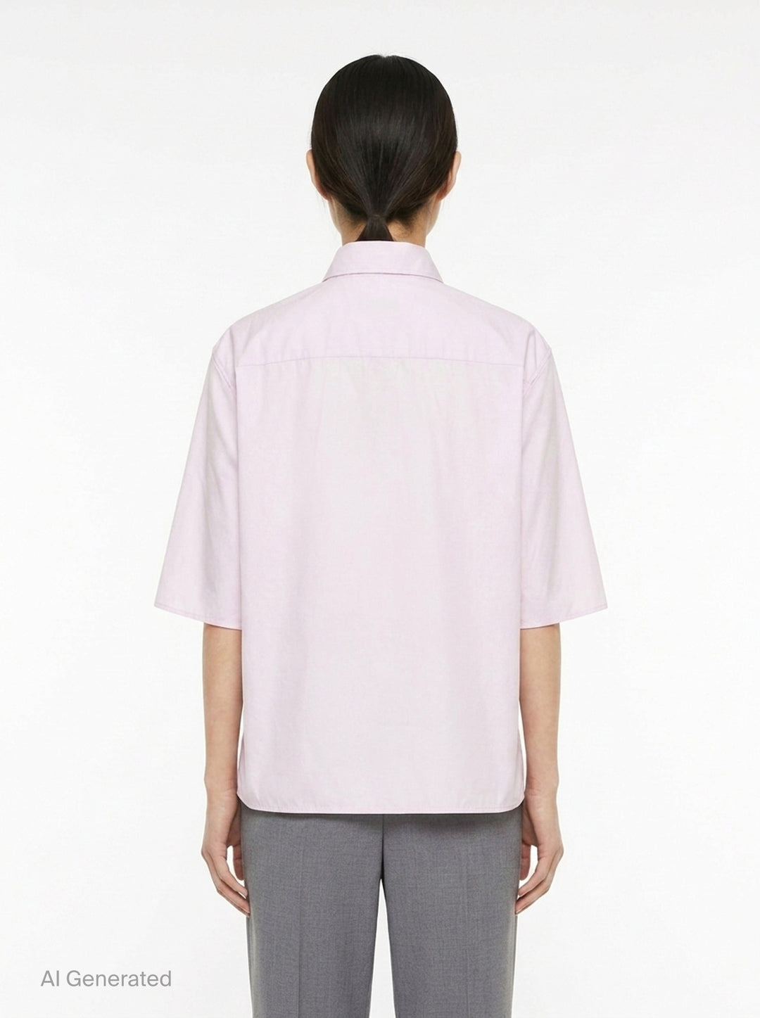 Light Cotton Poplin Shirt | Jil Sander | Club21 - back