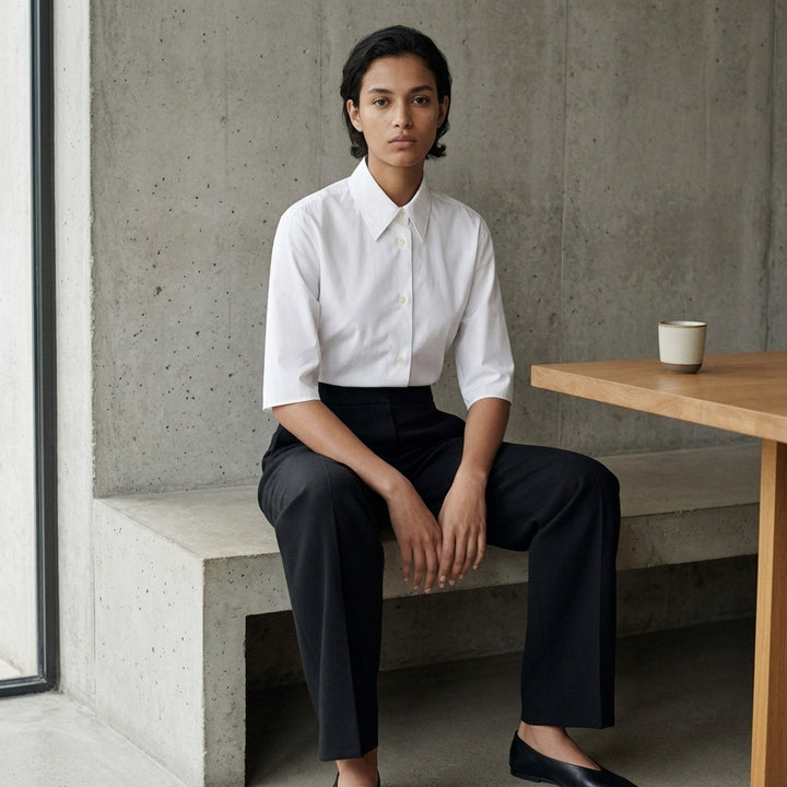 Light Cotton Poplin Shirt | Jil Sander | Club21 - lifestyle