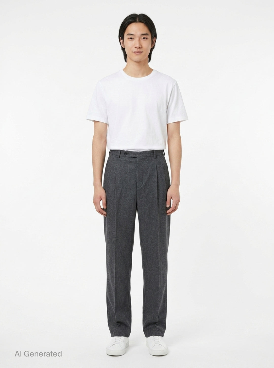 Light Merino Pleated Trousers | Jil Sander | Club21 - front