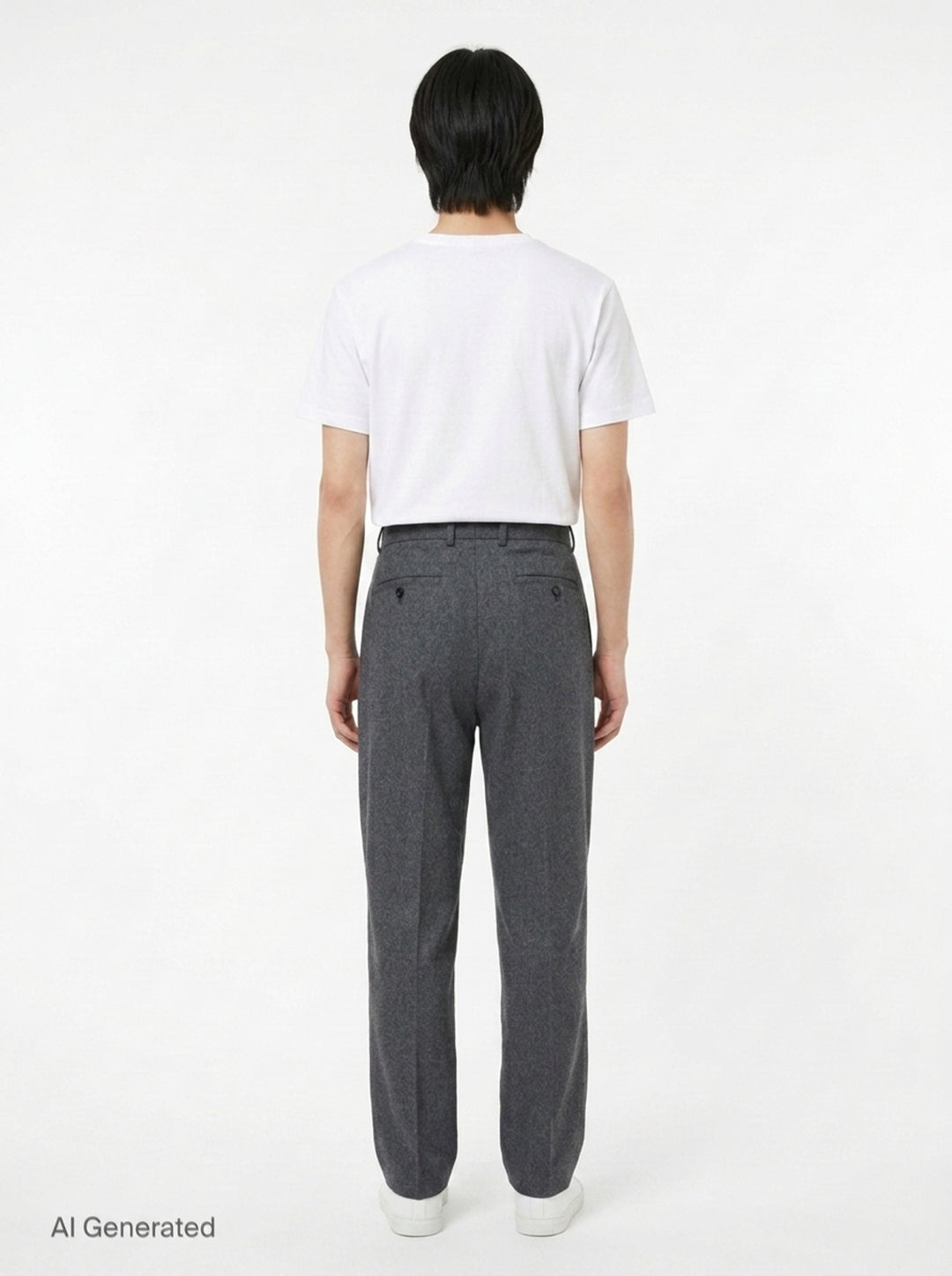 Light Merino Pleated Trousers | Jil Sander | Club21 - back