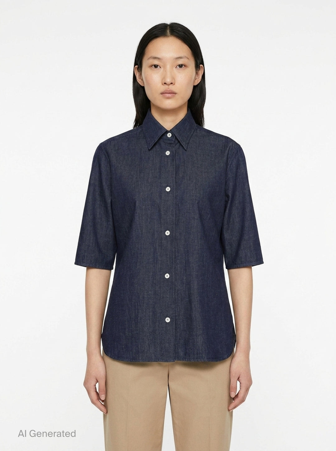 Lightweight Denim Shirt | Jil Sander | Club21 - front