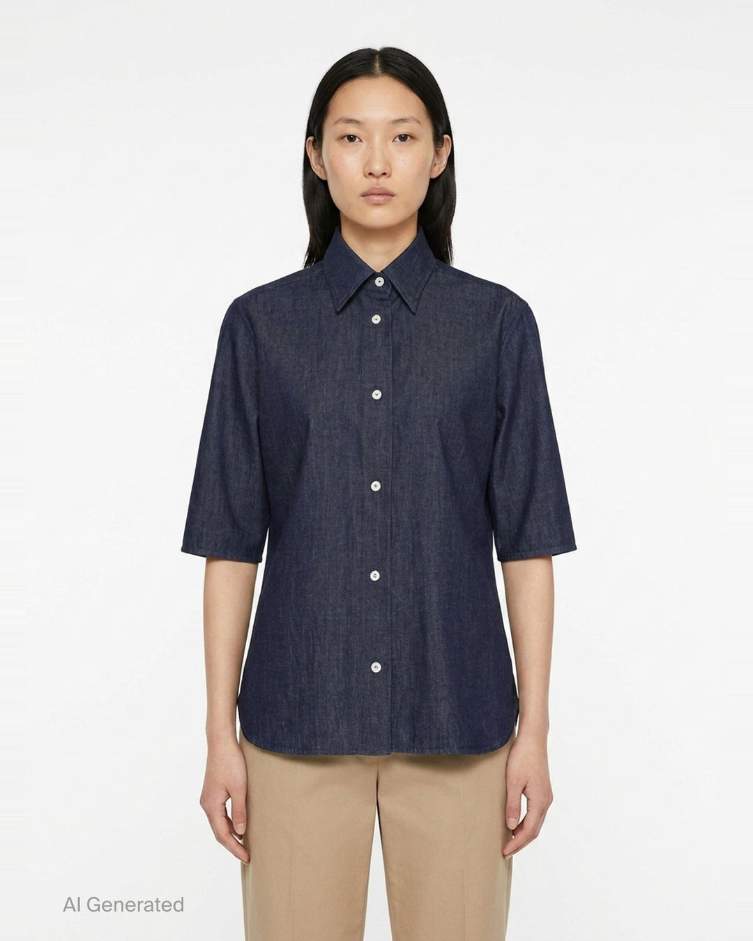 Lightweight Denim Shirt | Jil Sander | Club21 - front
