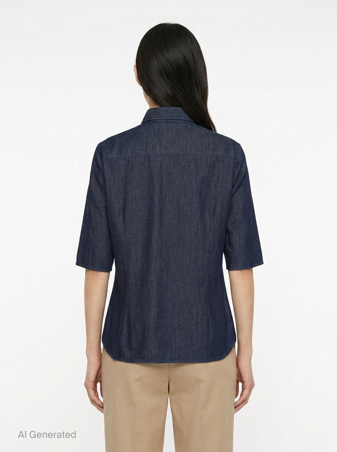 Lightweight Denim Shirt | Jil Sander | Club21 - back