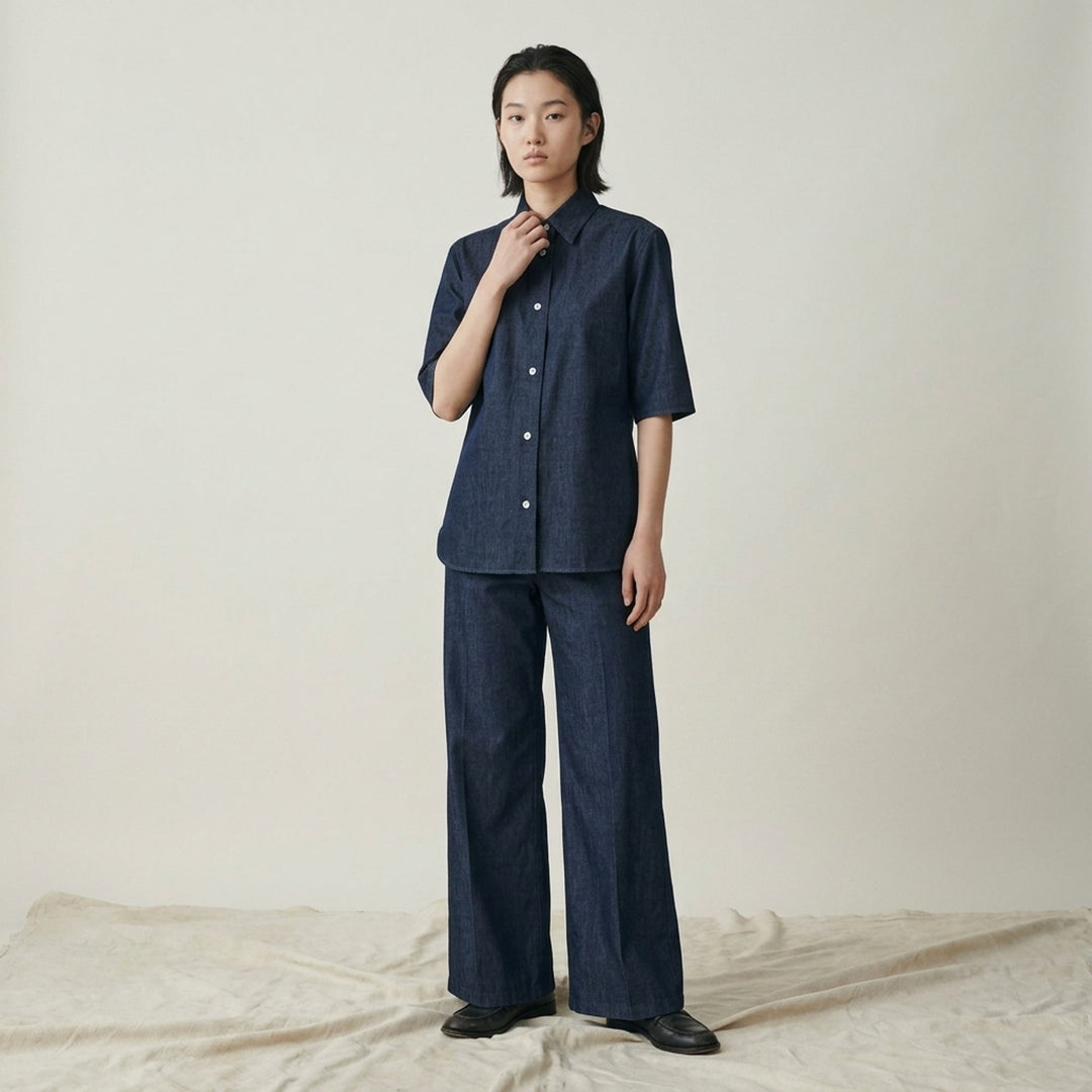 Lightweight Denim Shirt | Jil Sander | Club21 - lifestyle