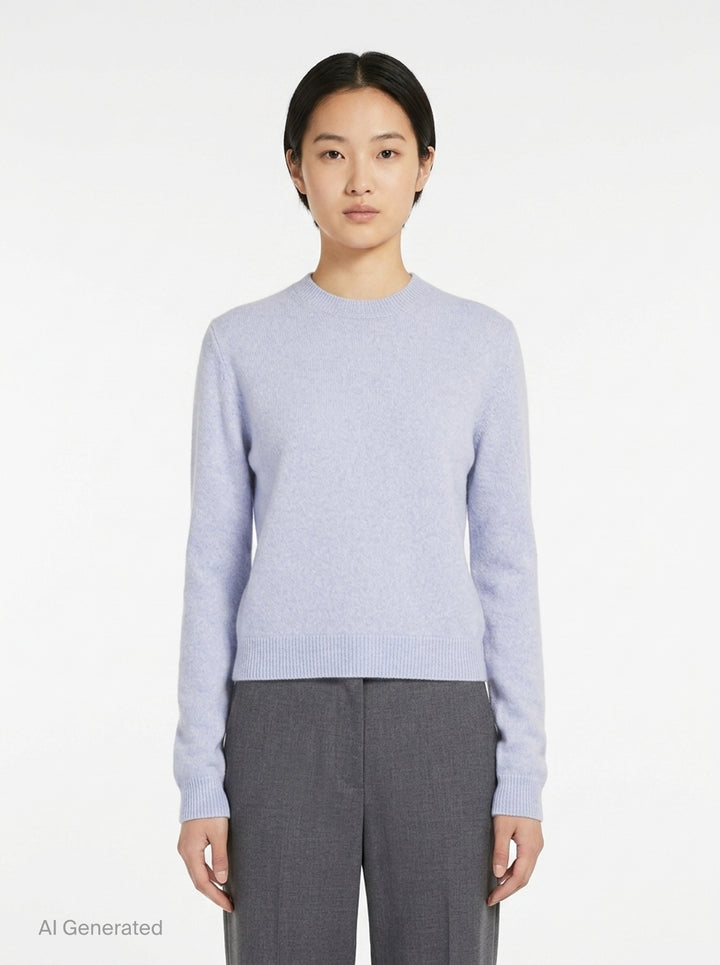Long Sleeve Heavyweight Wool Jumper | Jil Sander | Club21 - front