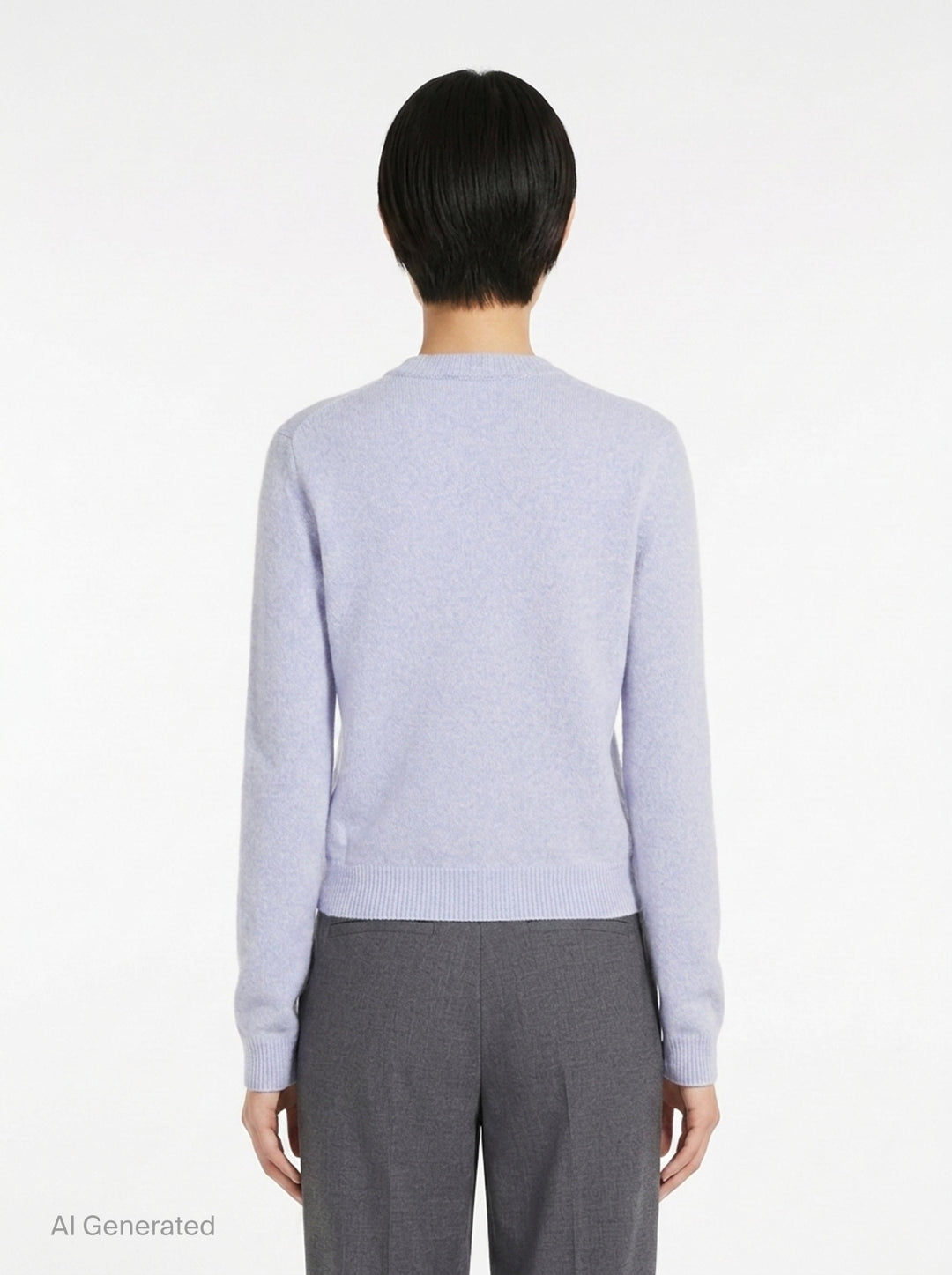 Long Sleeve Heavyweight Wool Jumper | Jil Sander | Club21 - back