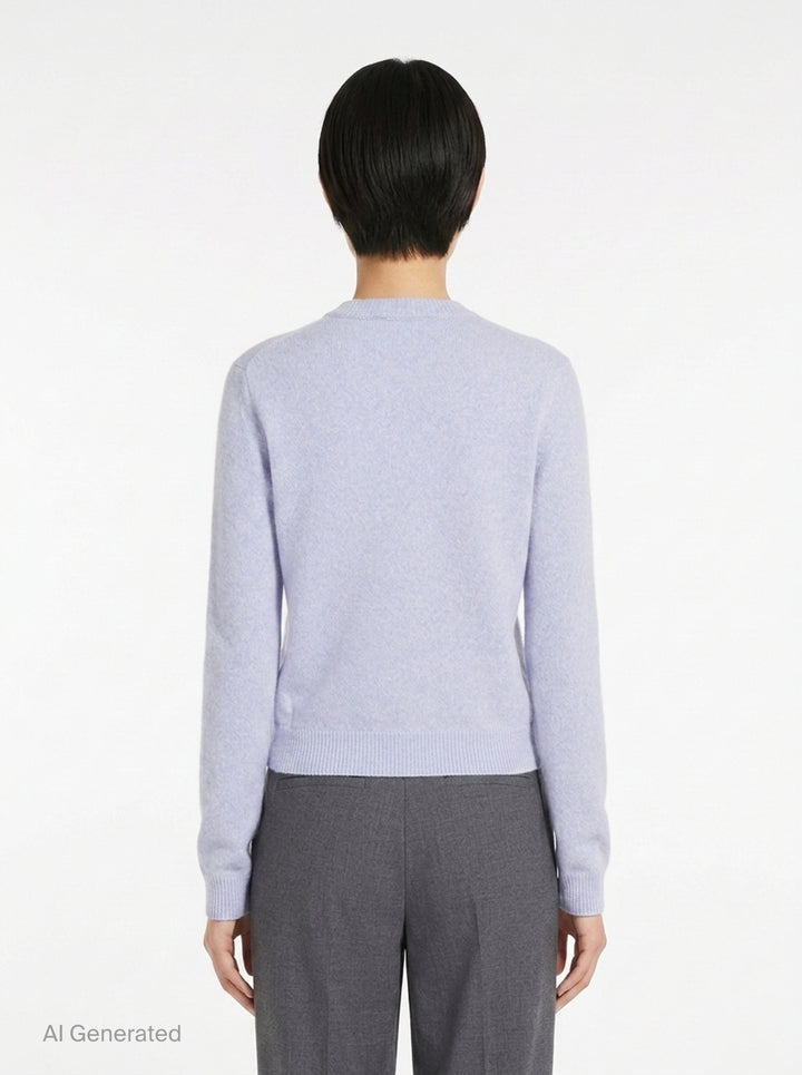 Long Sleeve Heavyweight Wool Jumper | Jil Sander | Club21 - back