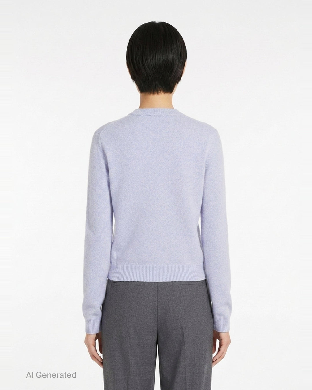 Long Sleeve Heavyweight Wool Jumper | Jil Sander | Club21 - back