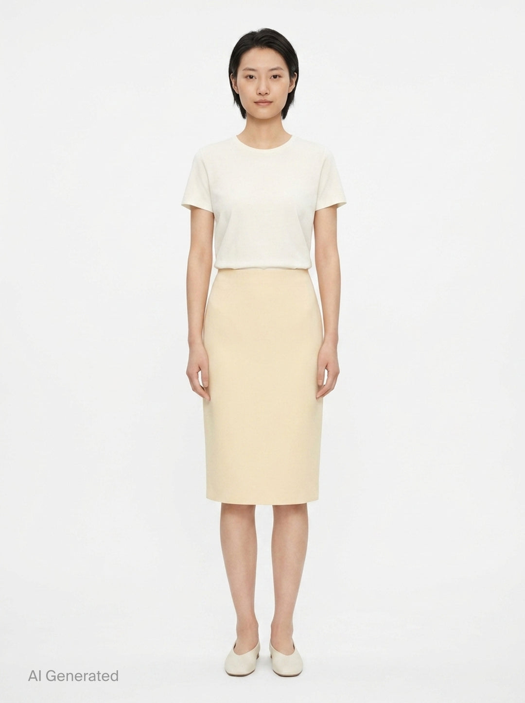 Mid Calf Double Face Wrap Skirt | Jil Sander | Club21 - front