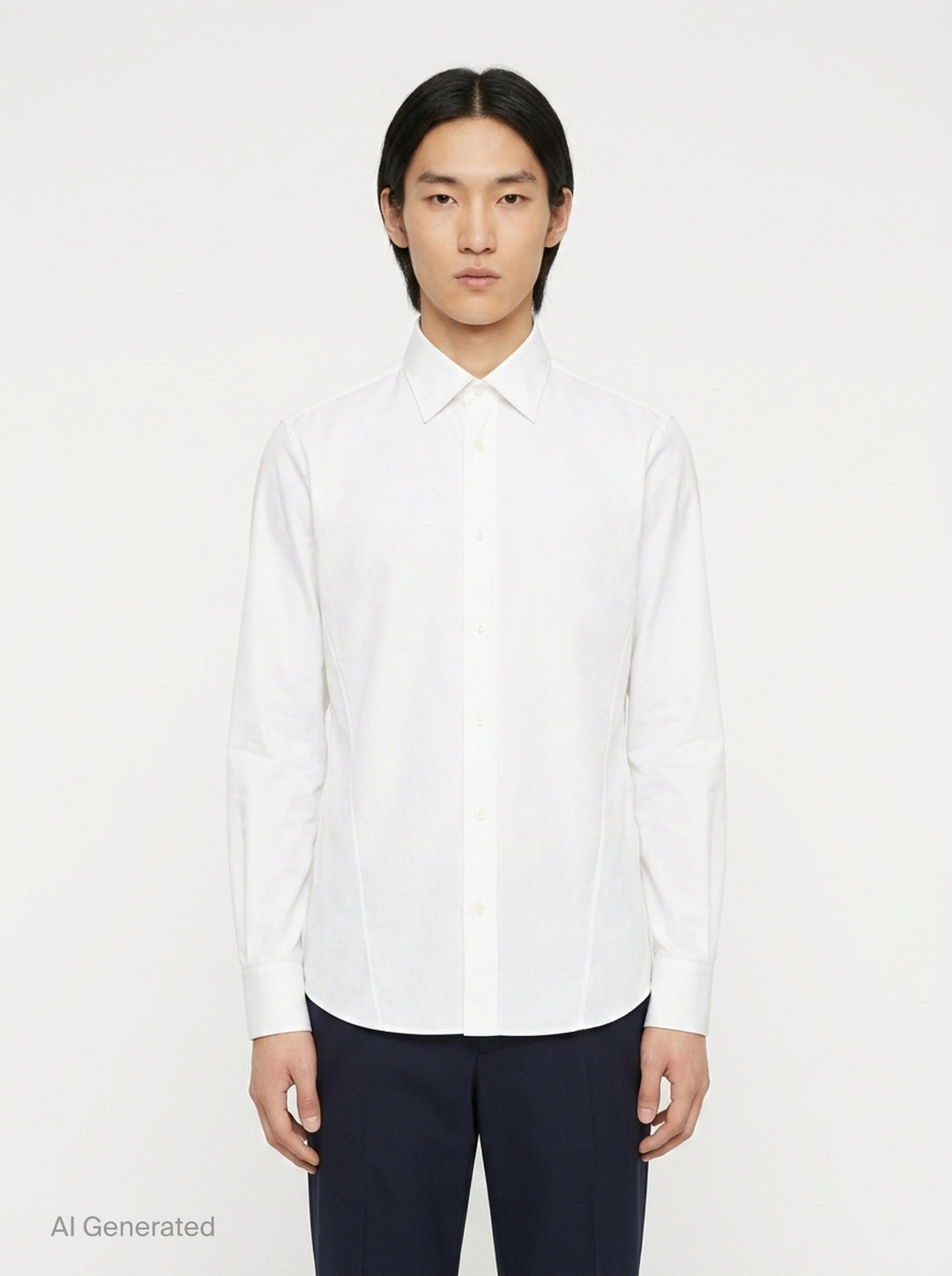 Organic Cotton Poplin Long Sleeve Shirt | Jil Sander | Club21 - front