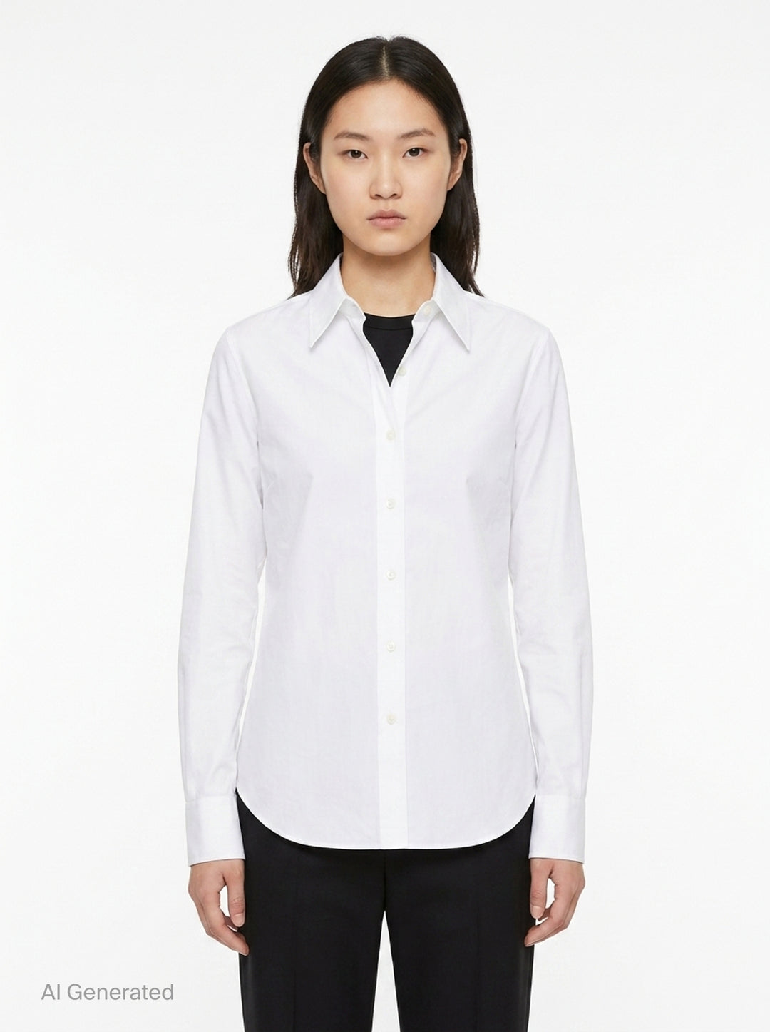 Organic Cotton Poplin Shirt | Jil Sander | Club21 - front