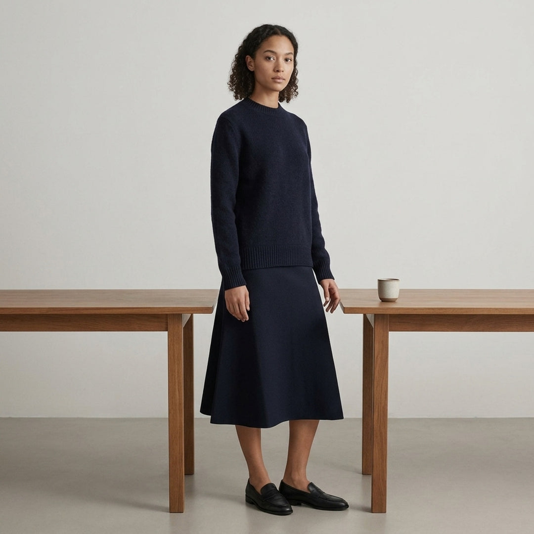 Oversized Long Sleeve Crewneck Jumper | Jil Sander | Club21 - lifestyle