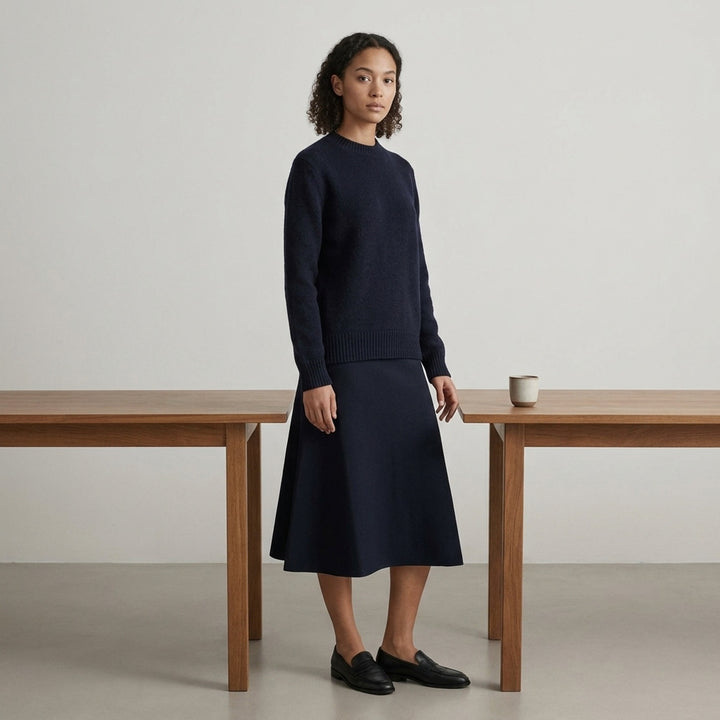 Oversized Long Sleeve Crewneck Jumper | Jil Sander | Club21 - lifestyle
