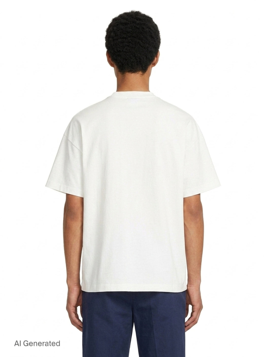 Plain Cotton Short Sleeve Tee | Jil Sander | Club21 - back