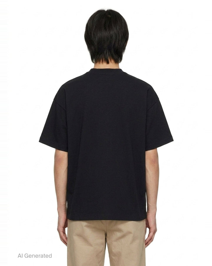 Plain Cotton Short Sleeve Tee | Jil Sander | Club21 - back