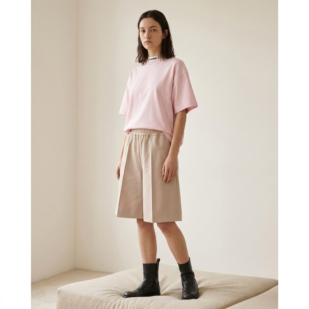 Plain Cotton Short Sleeve Tee | Jil Sander | Club21 - lifestyle