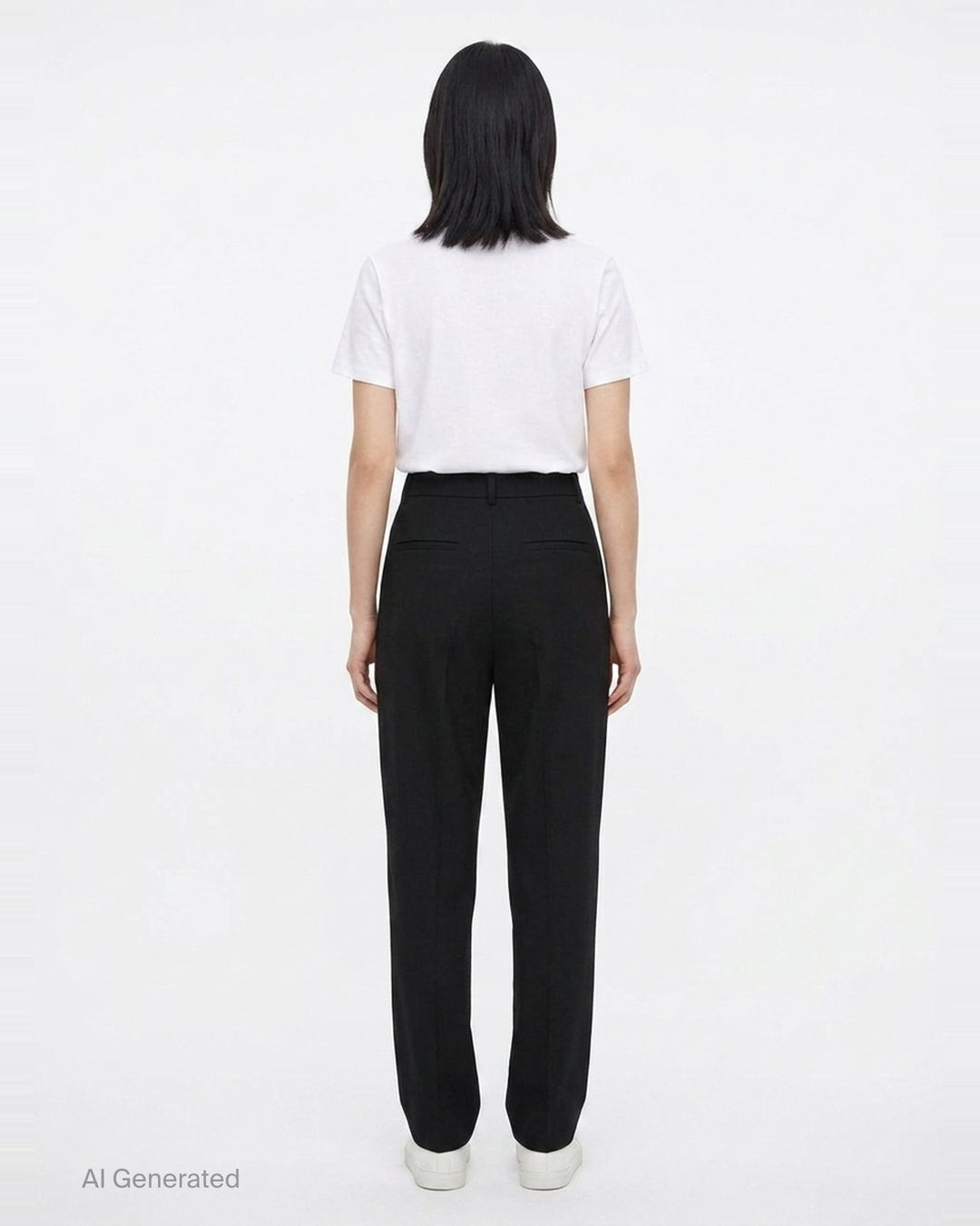 Sharp Wool Trousers | Jil Sander | Club21 - back