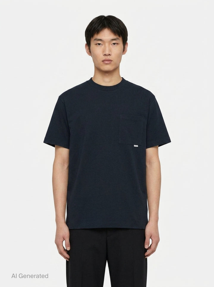 Short Sleeve Pocket Tee | Jil Sander | Club21 - front