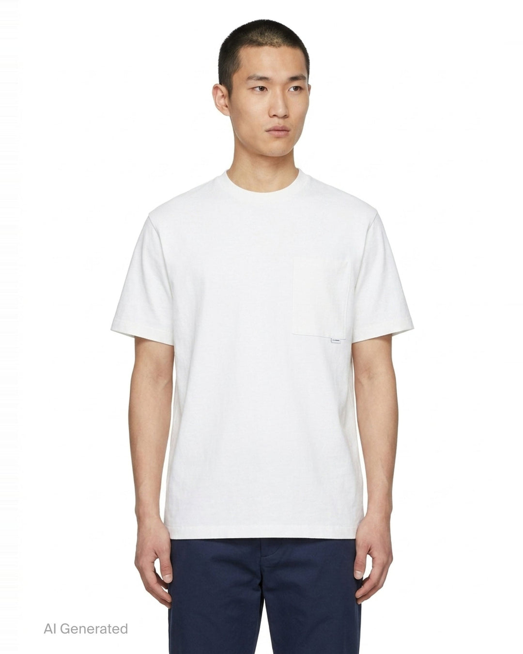 Short Sleeve Pocket Tee | Jil Sander | Club21 - front