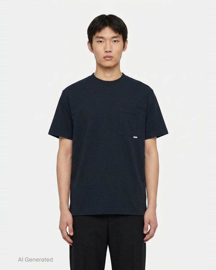Short Sleeve Pocket Tee | Jil Sander | Club21 - front