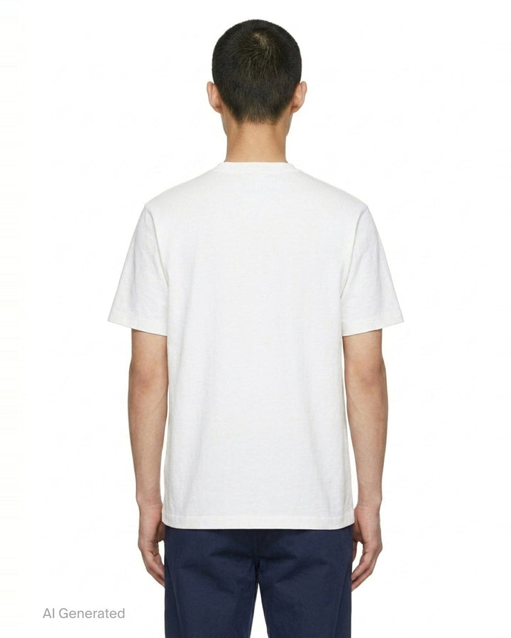 Short Sleeve Pocket Tee | Jil Sander | Club21 - back