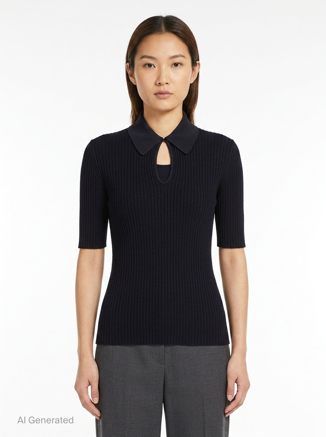Short Sleeve Polo Shirt | Jil Sander | Club21 - front