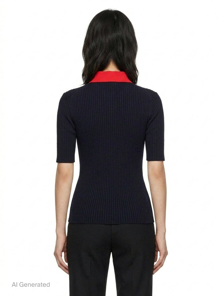 Short Sleeve Polo Shirt | Jil Sander | Club21 - back