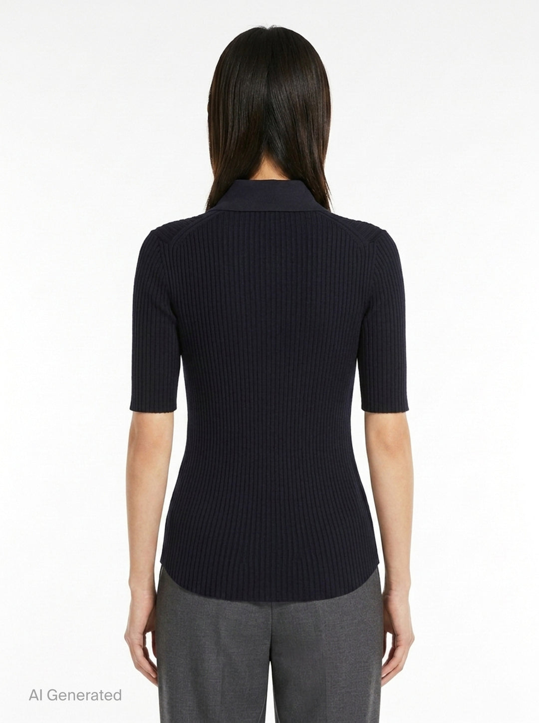 Short Sleeve Polo Shirt | Jil Sander | Club21 - back
