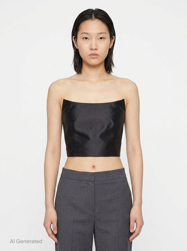 Silk Wool Mikado Top | Jil Sander | Club21 - front