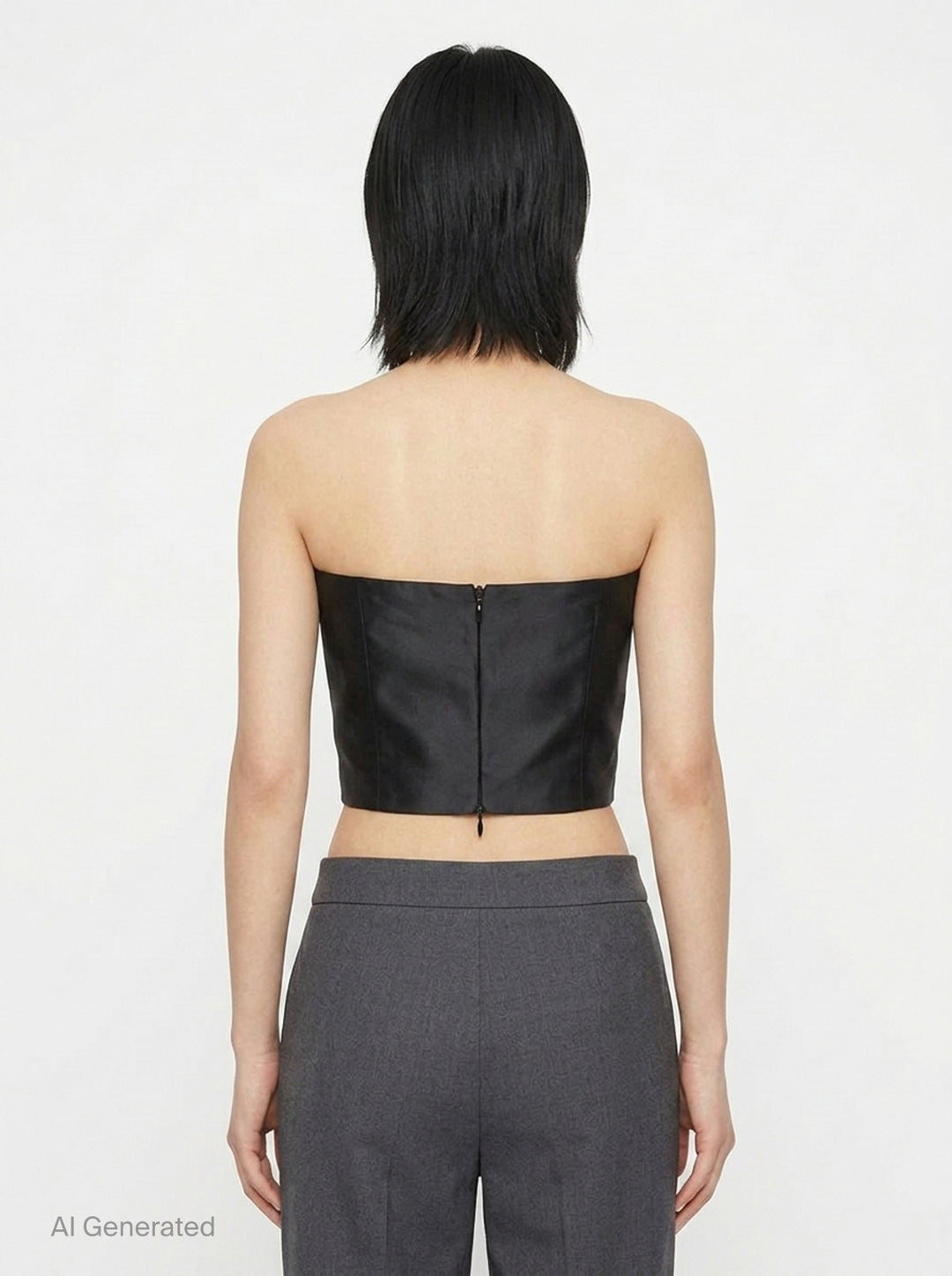 Silk Wool Mikado Top | Jil Sander | Club21 - back