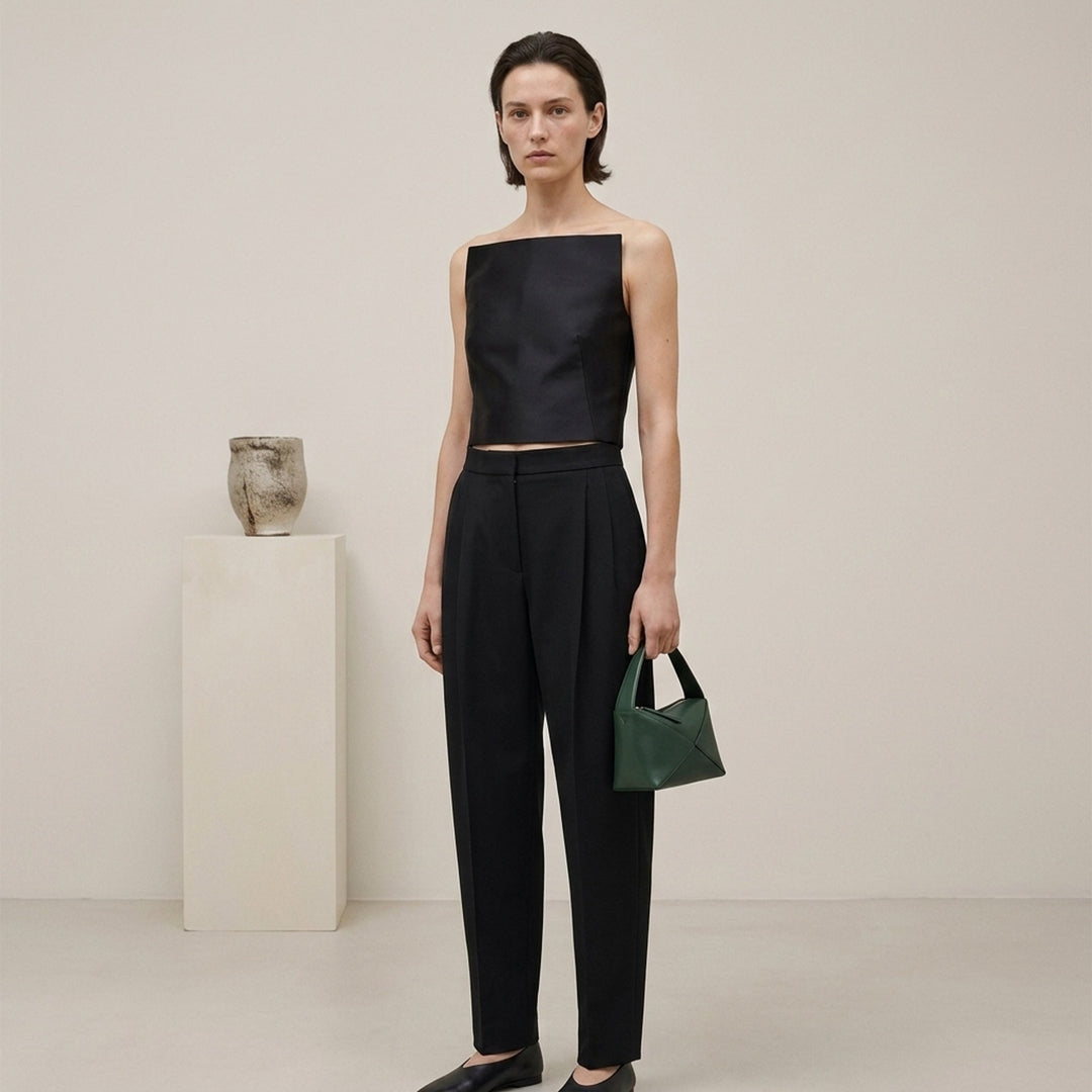 Silk Wool Mikado Top | Jil Sander | Club21 - lifestyle