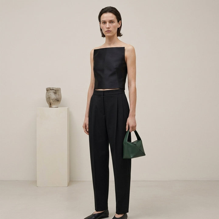 Silk Wool Mikado Top | Jil Sander | Club21 - lifestyle
