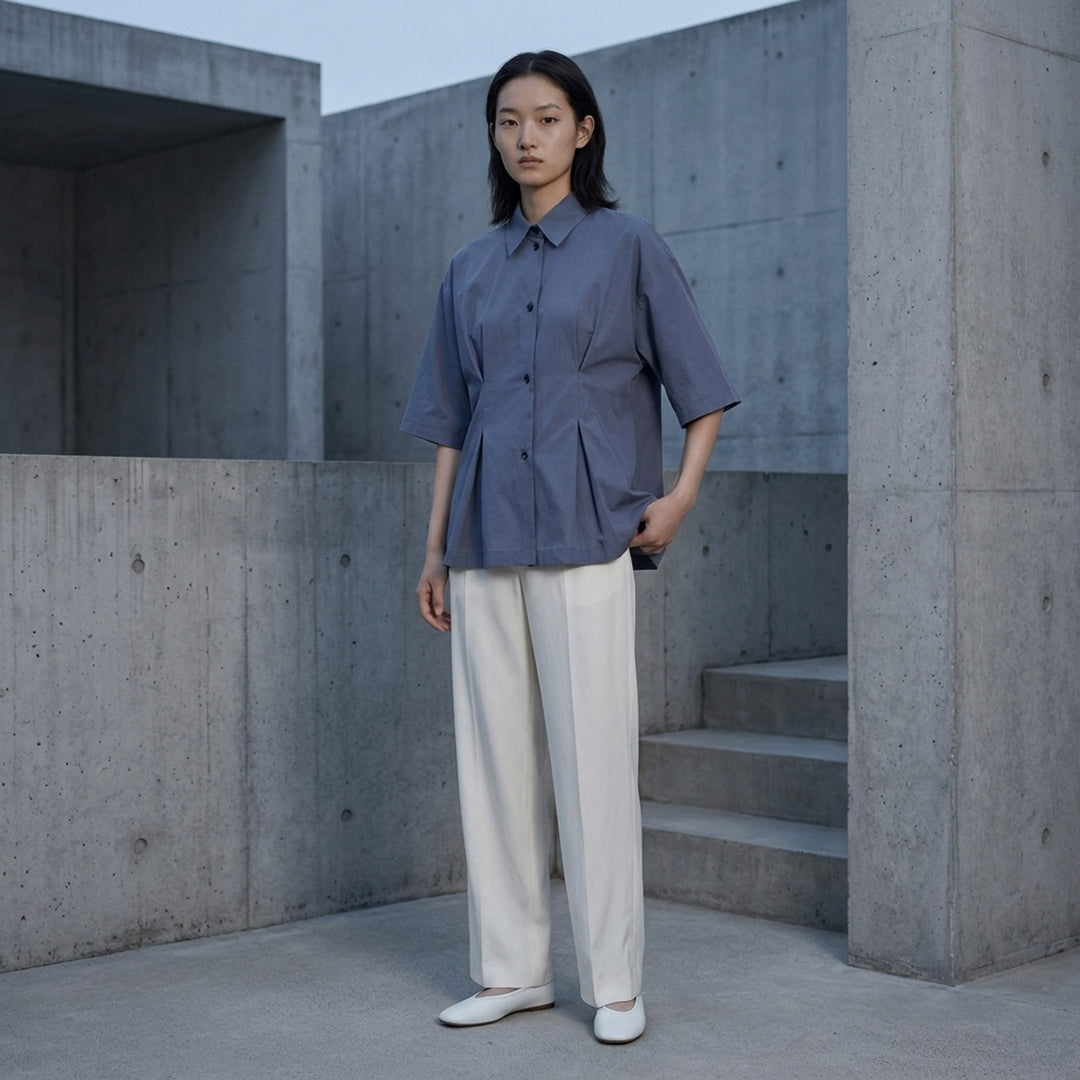 Soft Cotton Short Sleeve Shirt | Jil Sander | Club21 - lifestyle