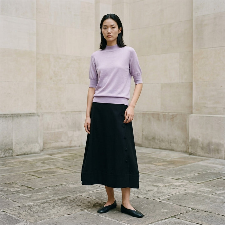 Superfine Cashmere Mock Neck Sweater | Jil Sander | Club21 - lifestyle