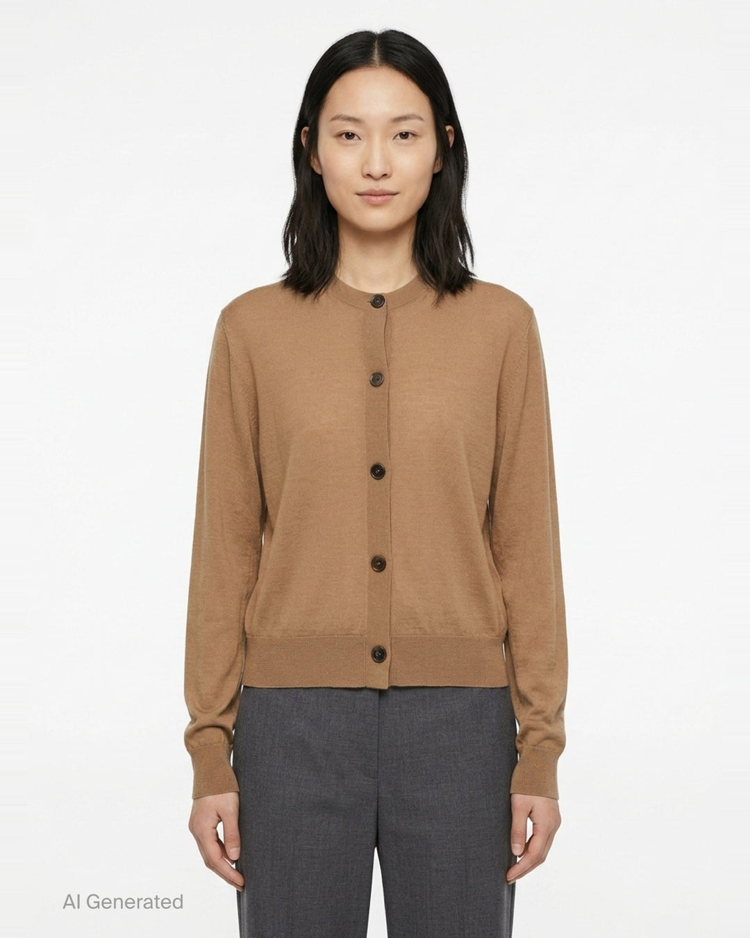 Superfine Long Sleeve Cardigan | Jil Sander | Club21 - front