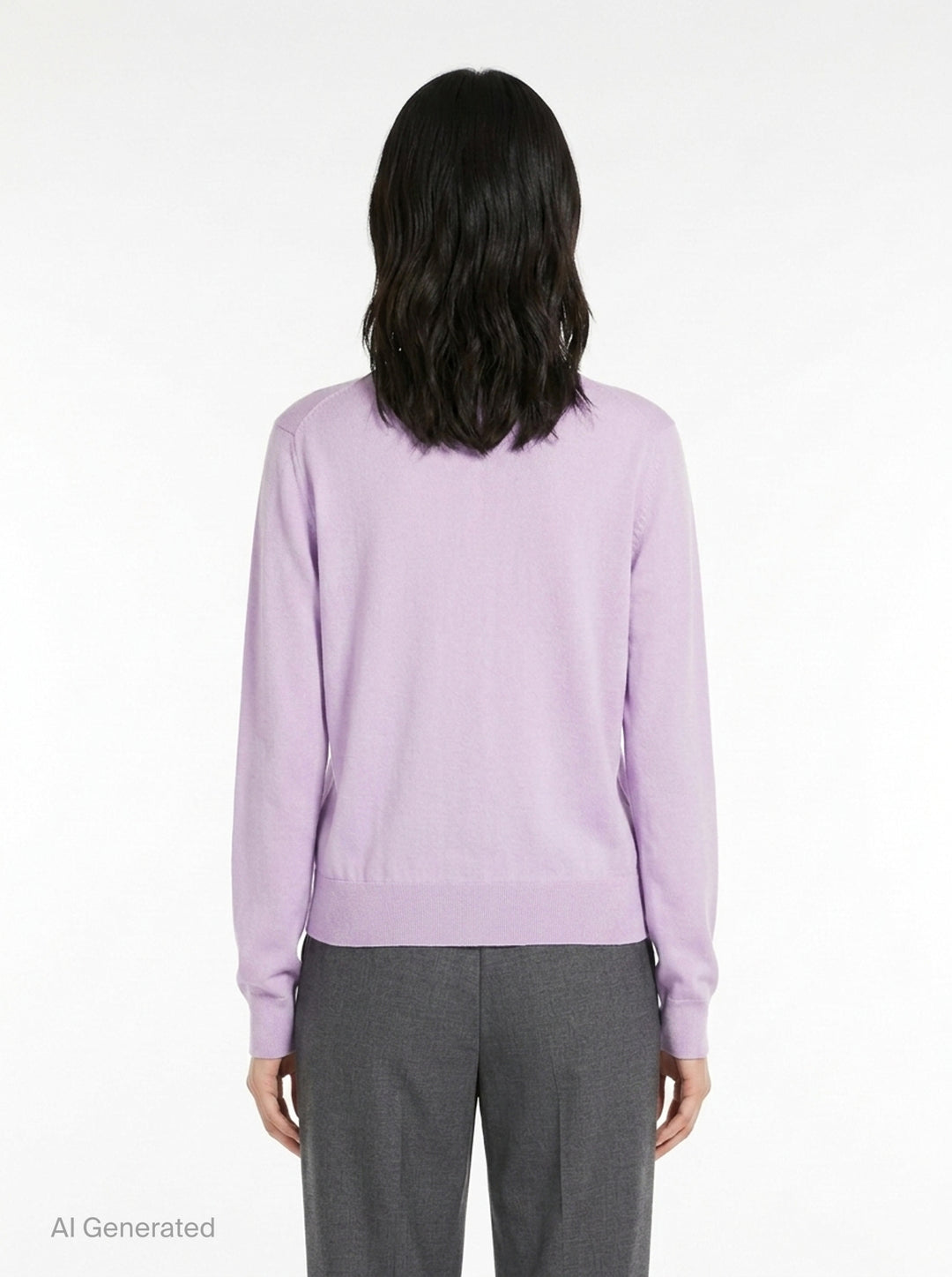 Superfine Long Sleeve Cardigan | Jil Sander | Club21 - back