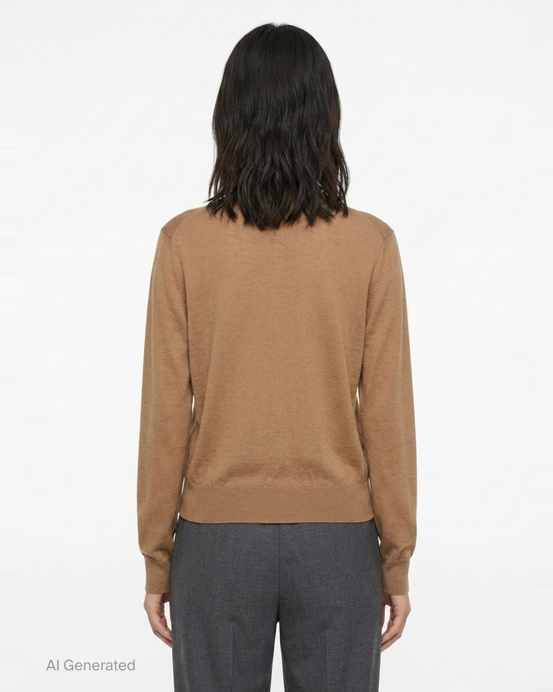 Superfine Long Sleeve Cardigan | Jil Sander | Club21 - back