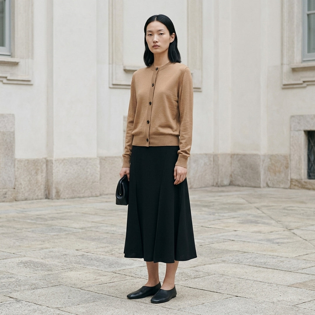 Superfine Long Sleeve Cardigan | Jil Sander | Club21 - lifestyle